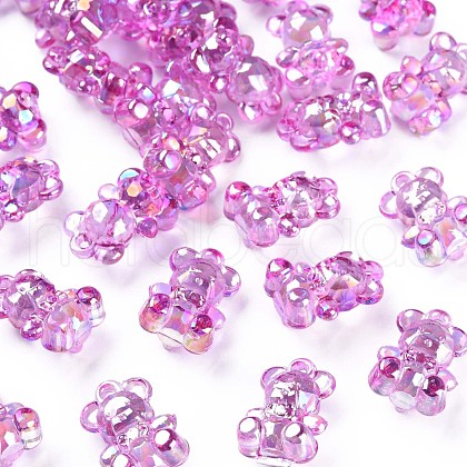Transparent Acrylic Pendants MACR-S373-113-C03-1