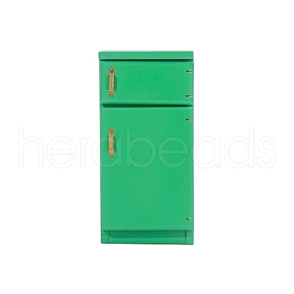 MDF Board Refrigerator  Miniature Ornaments PW-WG6753F-01-1