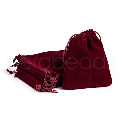 Rectangle Velvet Pouches X1-TP-R002-10x12-02-1