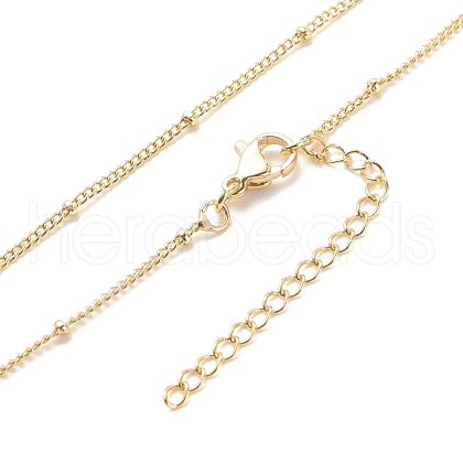Brass Satellite Chains Necklace for Women NJEW-P265-43G-1