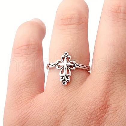 Cross Alloy Finger Rings FS-WGD13AF-02-1
