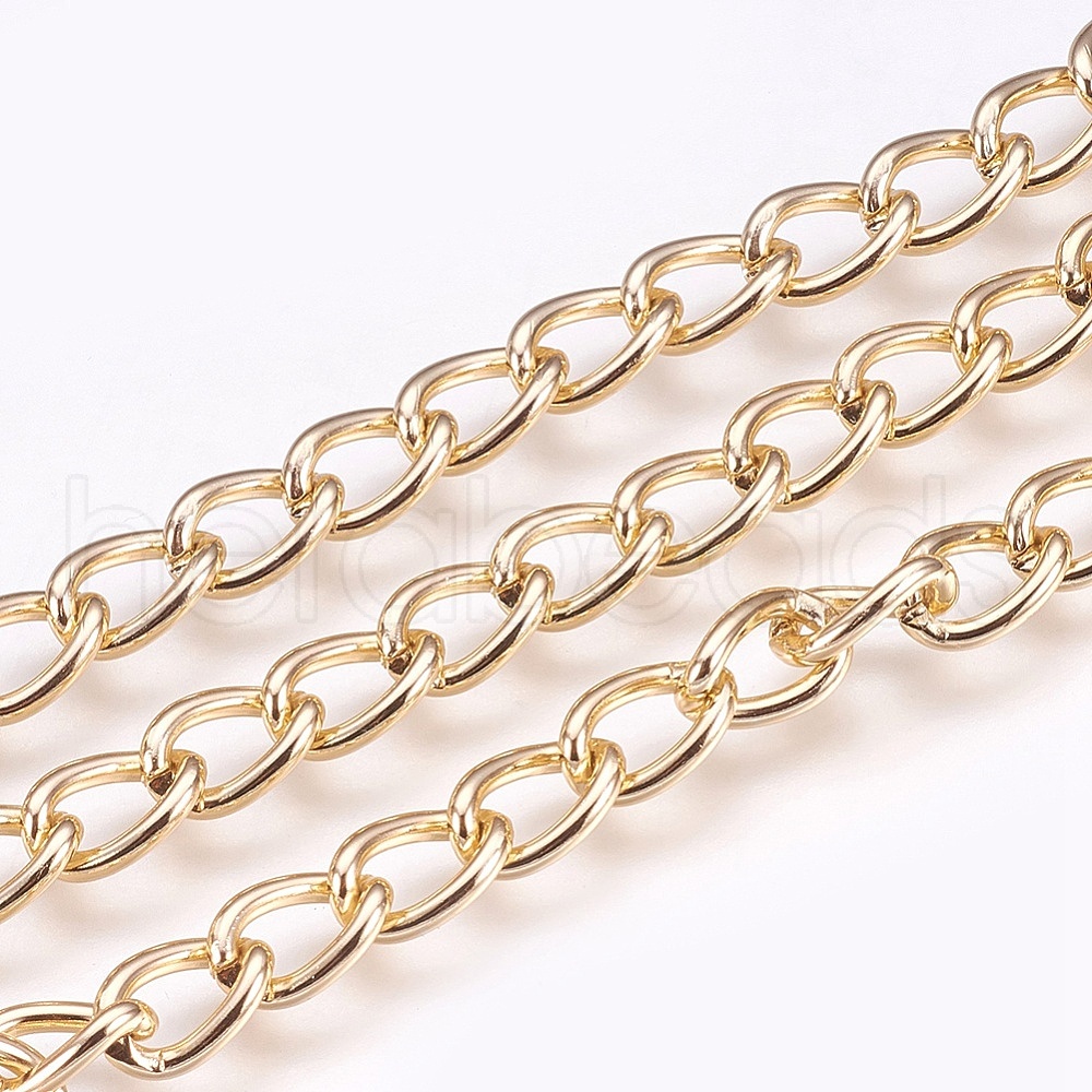 Wholesale 5 m Aluminium Twisted Chains for Handcrafted Bracelets Necklaces