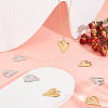 Unicraftale 8Pcs 2 Colors 304 Stainless Steel Pendants STAS-UN0051-44-2