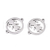 Tarnish Resistant 201 Stainless Steel Links Connectors STAS-S080-026P-1