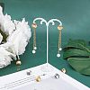 Unicraftale 40Pcs 2 Colors 304 Stainless Steel Stud Earring Findings STAS-UN0022-86-3