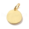 Rack Plating Brass Enamel Pendants KK-M230-17G-3