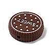 Biscuits with Word Sweet Food Grade Silicone Focal Beads SIL-G008-01B-02-2