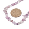 Natural Lilac Jade Chip Beaded Necklace NJEW-JN04616-04-3