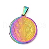Ion Plating(IP) 304 Stainless Steel Pendants STAS-A053-24C-M-1