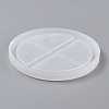 2 Compartments Round Tray Silicone Molds DIY-Z005-22-4