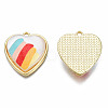 Resin Pendants PALLOY-N161-010-NR-3