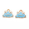 Alloy Enamel Pendants ENAM-N054-63B-NR-2