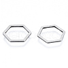 Non-Tarnish 201 Stainless Steel Linking Rings STAS-N090-T03-1-3