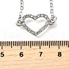 Alloy Crystal Rhinestone Pendant Necklaces for Women WG57F6E-05-2