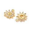 Brass Micro Pave Cubic Zirconia Pendants KK-D373-04A-G-2