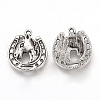 Tibetan Style Alloy Pendants TIBEP-T002-42AS-RS-1