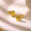 304 Stainless Steel Stud Earrings for Women EJEW-Z092-01G-04-1