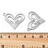 Anti-Tarnish 304 Stainless Steel Pendants STAS-R130-38P-3