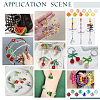 GOMAKERER 18 Strands 18 Colors Transparent Electroplate Glass Beads Strands EGLA-GO0001-05-6