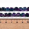 Dyed Natural White Jade Beads Strands G-T139-8mm-45C-5