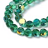 Transparent Electroplate Glass Beads Strands GLAA-Q099-D01-03-3