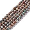 Natural Aqua Terra Jasper Beads Strands G-K317-A02-1