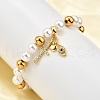 Brass Stretch Bracelets BJEW-C098-07A-1