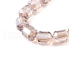 Electroplate Glass Beads Strands GLAA-G112-07K-3