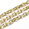 Eco-Friendly Brass Cable Chains KK-P155-53G-NR-1