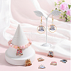 SUNNYCLUE 24Pcs 6 Colors Rack Plating Alloy Enamel Pendants FIND-SC0012-11-4