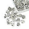 64Pcs 16 Styles Tibetan Style Alloy European Large Hole Beads FIND-FS0002-63-3