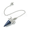 Natural Lapis Lazuli Cone Dowsing Pendulum Big Pendants G-C114-01P-18-2