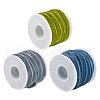  30 Yards 3 Colors Single Face Velvet Ribbon SRIB-TA0001-08-11
