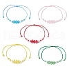 Electroplate Glass Beaded Braided Bead Bracelets BJEW-MZ00183-3