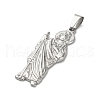 304 Stainless Steel Pendants STAS-Q343-05B-P-2