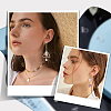 ARRICRAFT 100Pcs 5 Styles Plastic Clip-on Earring Findings KY-AR0001-30-5