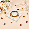 Olycraft 1 Strand Natural Tiger Eye Beads Strands G-OC0005-79-5