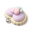 Opaque Resin Pendants RESI-G056-06-3