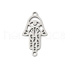 201 Stainless Steel Religion Laser Cut Connector Charms STAS-F316-37P-1
