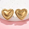 304 Stainless Steel Stud Earrings EJEW-V016-02G-01-1