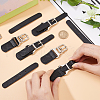Fingerinspire 6 Sets PU Imitation Leather Sew on Toggle Buckles FIND-FG0001-87-3