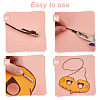 AHADERMAKER 5 Rolls Round Elastic Beading Cord EW-GA0001-01-3