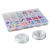 DIY Acrylic Beaded Stretch Bracelets Jewelry Kit DIY-FS0005-71-6