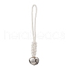 3Pcs 3 Colors Iron Bell Pendant Decoration HJEW-JM02421-3