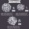 AHADERMAKER 350Pcs 3 Size Natural Quartz Crystal Beads G-GA0001-51-2
