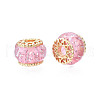Rack Plating Alloy European Beads MPDL-N039-199-02G-2
