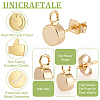 Unicraftale Brass Stud Earring Findings KK-UN0002-79-4