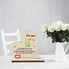 Wooden Heart Table Decorations DJEW-WH0017-009-6