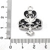 Alloy Enamel Pendants PALLOY-V002-02P-03-3