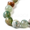 Natural Green Cherry Blossom Agate Beads Strands G-NH0061-A01-12mm-4